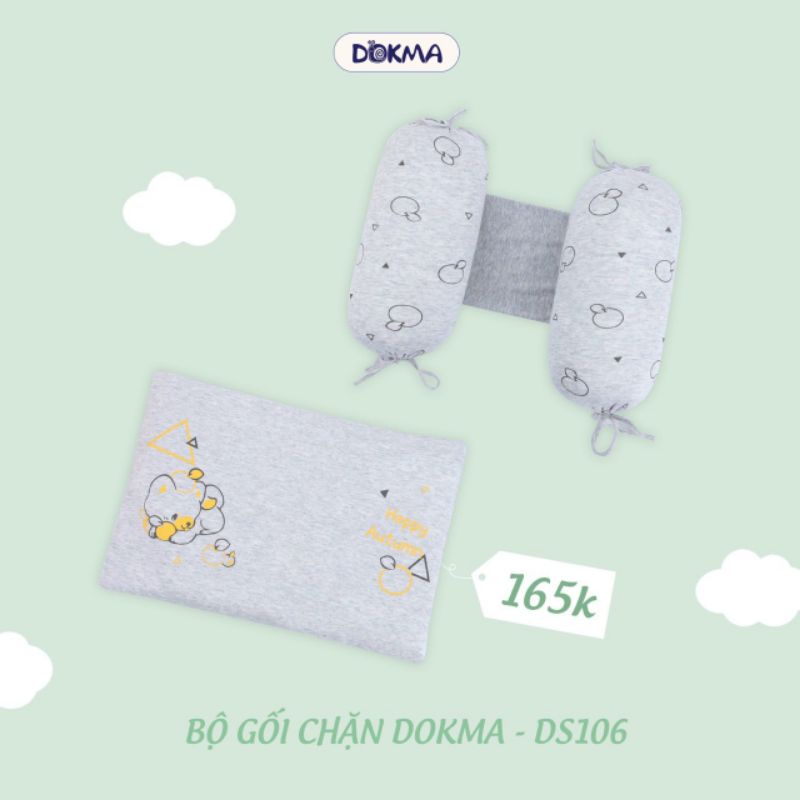 Bộ gối chặn bông Dokma DS106