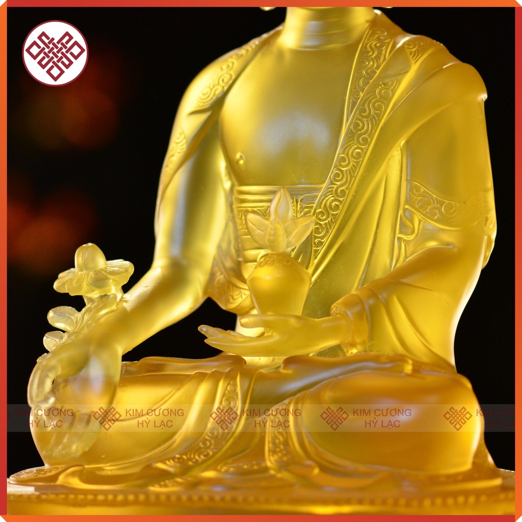 Tượng Dược Sư  Màu Vàng