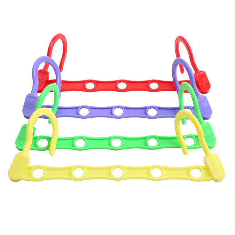 Móc treo đồ Hugia  Hàng Sẵn - Móc 5 lỗ nhiều màu tiết kiệm diện tích