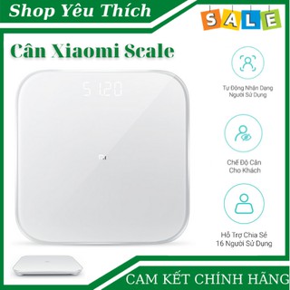 Cân Sức Khỏe Smart Scale 2 Xiaomi Thông Minh NUN4056L Kết Nối Với Smartphone Theo Dõi Sức Khỏe Gia Đình