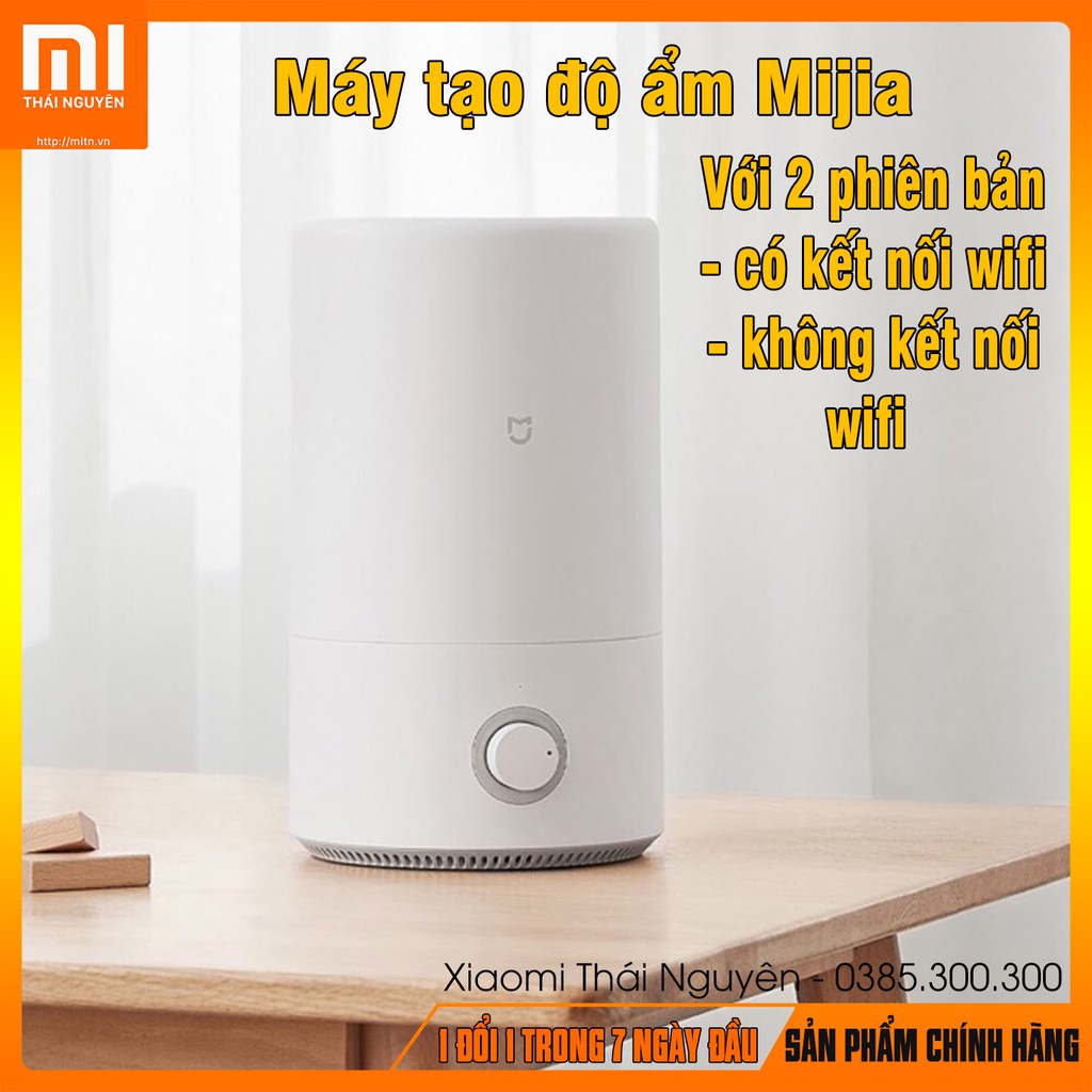 Máy tạo độ ẩm Mijia – Với 2 phiên bản có kết nối wifi /  không kết nối wifi