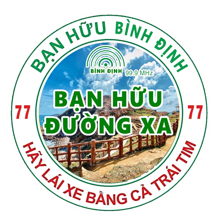 COMBO 10 STICKER hình dán logo BẠN HỮU ĐƯỜNG XA, nhiều kích cỡ