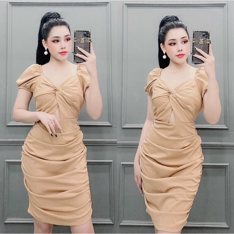 ĐẦM BODY DÚN CHÉO NGỰC