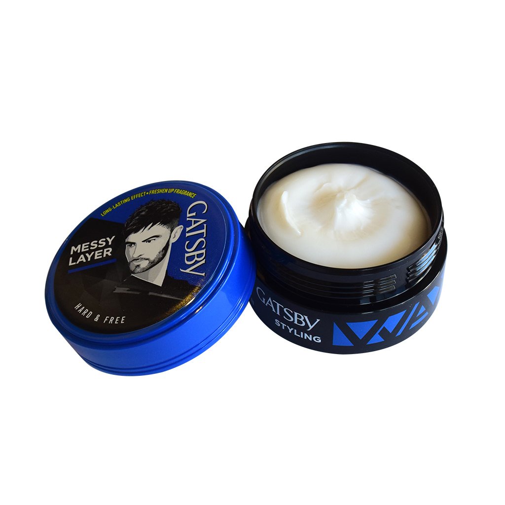 Sáp vuốt tóc nam GATSBY MESSY SCRUNCH LAYERED 75g / Keo vuốt tóc nam