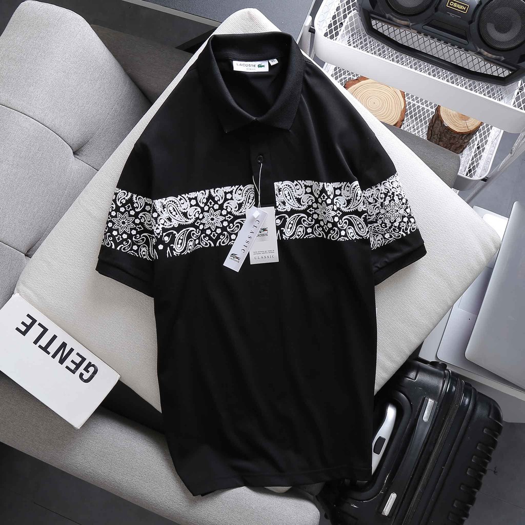 Áo polo nam tay ngắn DoHo, áo thun có cổ nam hoạ tiết, chất liệu cotton thấm hút mồ hôi, thoáng mát, form thoải mái