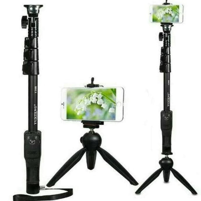 Yunteng Túi Đựng Gậy Chụp Ảnh Selfie Bluetooth Yt 1288 + Tripod Yt 228