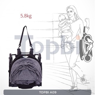 Xe đẩy siêu gọn Topbi A09 Plus