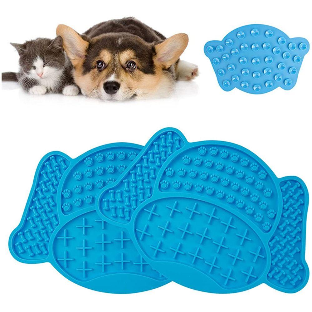Thảm Silicone Licking Cho Thú Cưng Liếm Thức Ăn Kèm Giác Hút