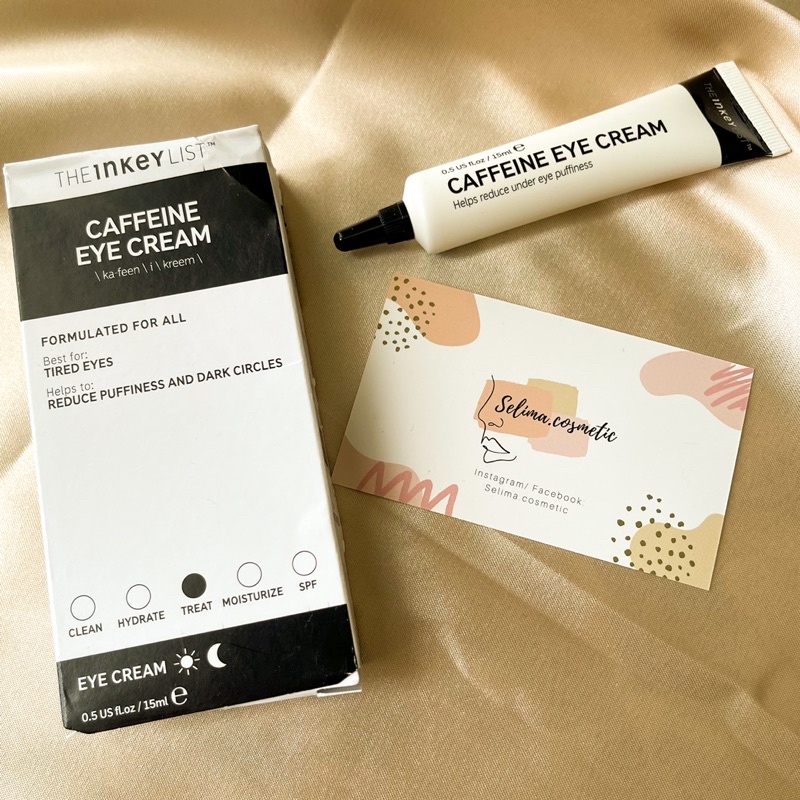 Kem dưỡng mắt Eye Cream 15ml - The INKEY List ( RETINOL, CAFFEINE, BRIGHTENeye)