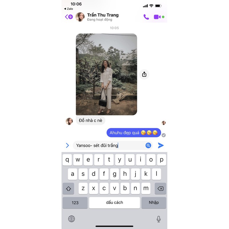 195☘️SÉT ÁO SOMI ĐŨI MIC QUẦN BAGGY TRẮNG CỰC XINH - ảnh thật trải sàn | BigBuy360 - bigbuy360.vn