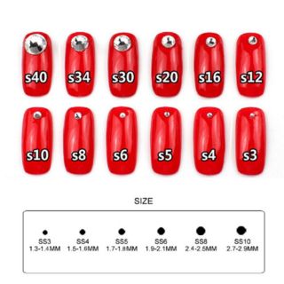 10 viên đá sáng lấp lánh trang trí có size0