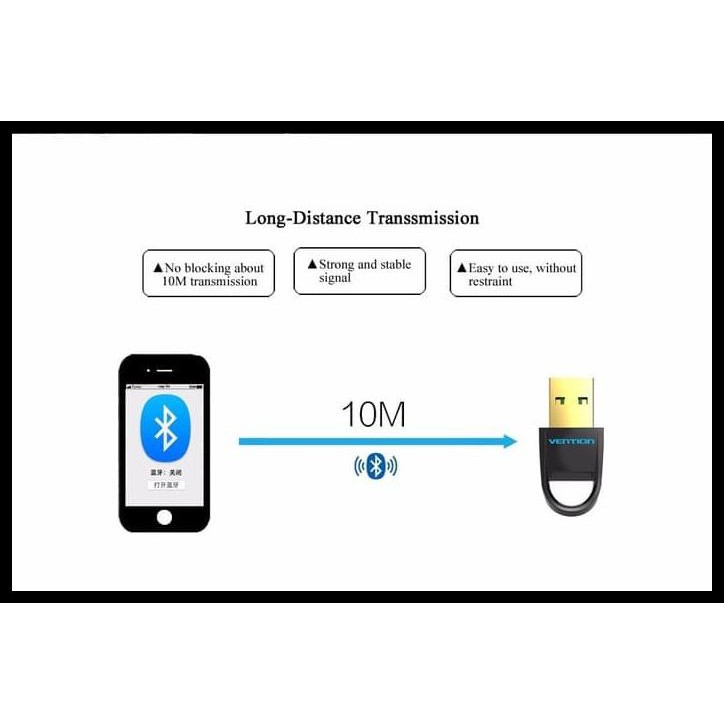 Thiết Bị Thu Phát Bluetooth Dongle Vention 4.0 - Cdd