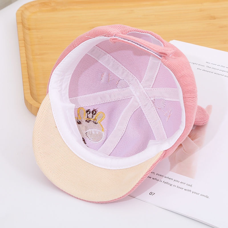 Mũ lưỡi trai hoạ tiết dễ thương thời trang cho bé 3 đến 15 tháng