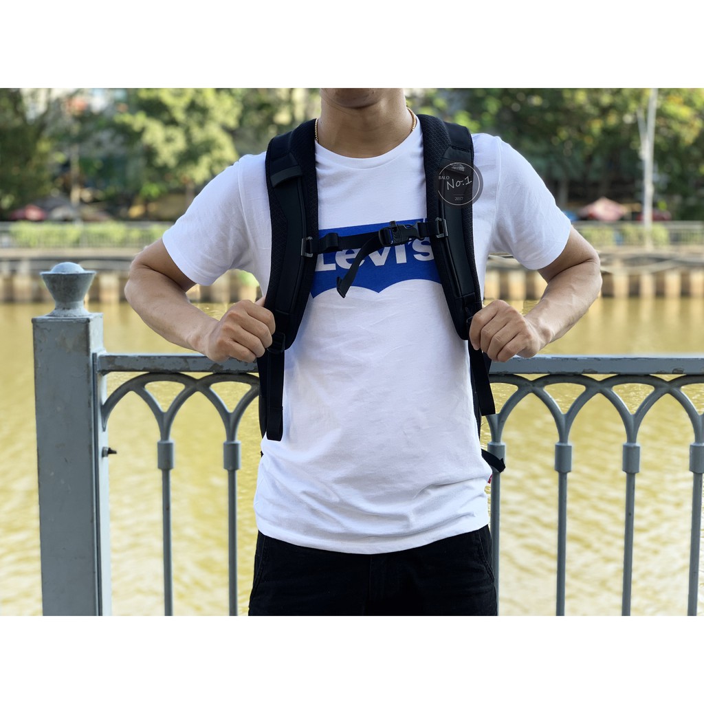 Balo unisex 🍀FREESHIP🍀 T.N.F Router Transit 2018 - Màu Black