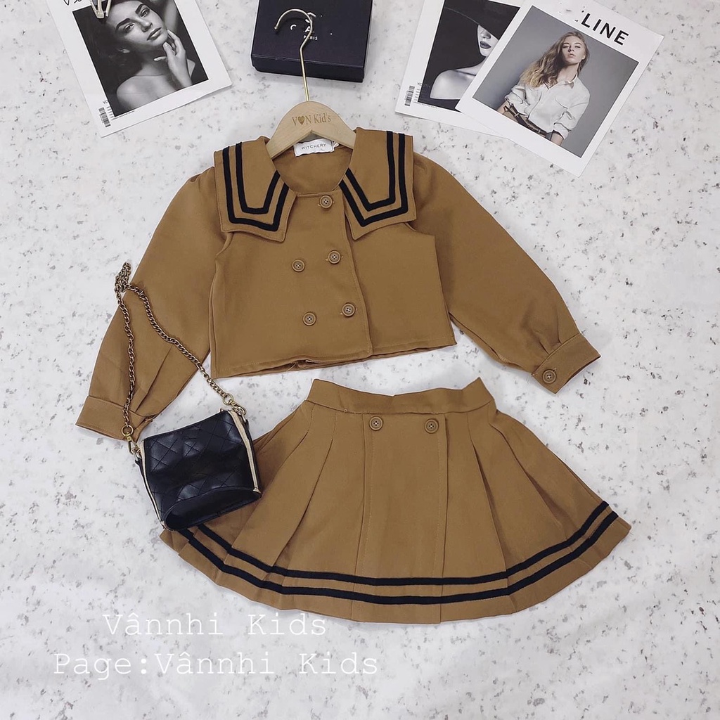 Set váy thủy thủ VN bé gái