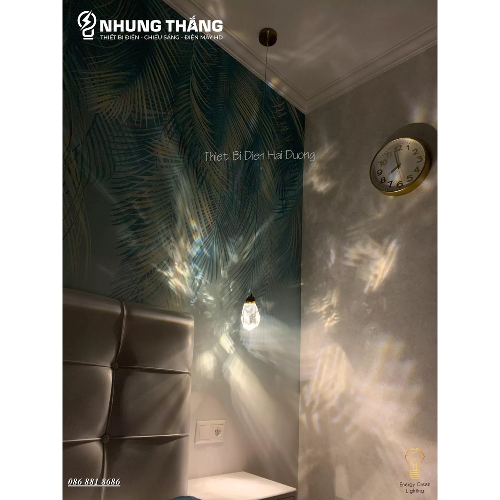 Đèn Thả Pha Lê Thủy Tinh Cao Cấp DGT-888 - Decor Phong Cách Sang Trọng - Kiểu Dáng Hiện Đại ,Độc Đáo