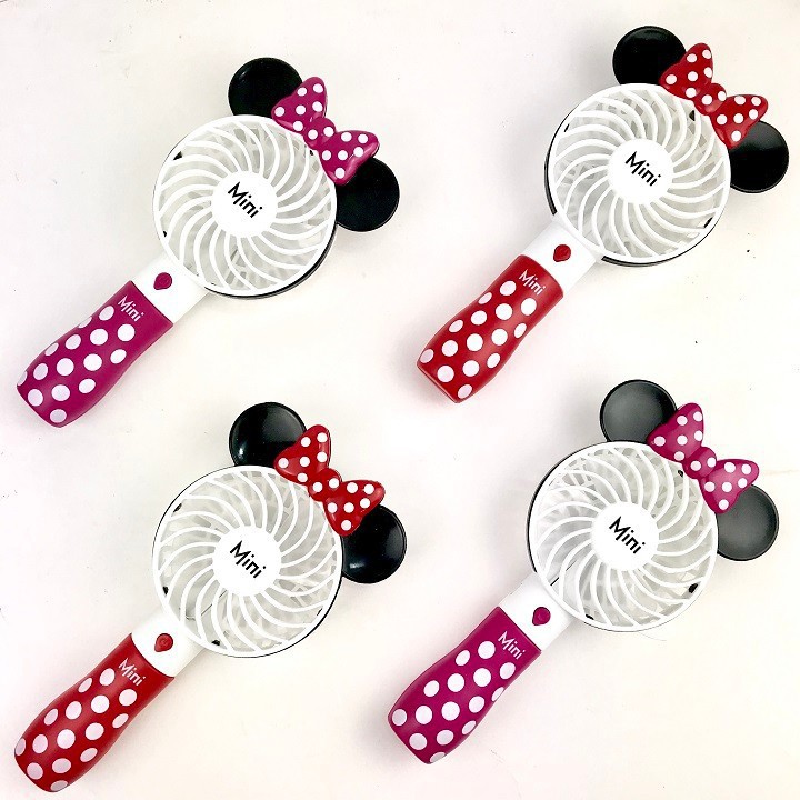 [KhuyếnMãi]Quạt cầm tay mini Mickey pin sạc USB giải cứu mùa hè, siêu tiện ích, tiện lợi nhập khẩu chính hãng tại TPHCM