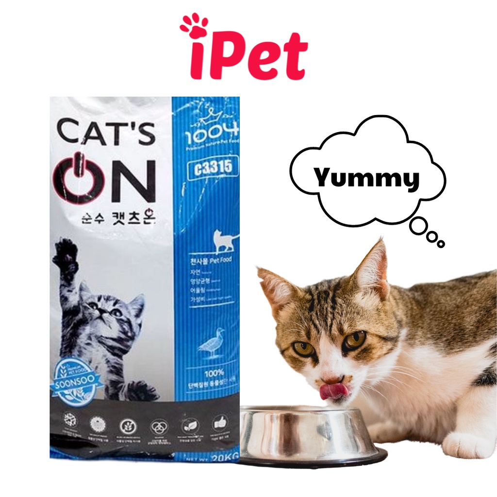 Thức Ăn Cho Mèo Con Hạt Khô Cat's On 1kg - iPet Shop