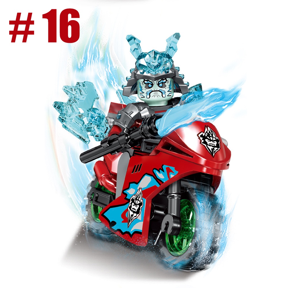 Set 16 Mô Hình Mô Tô Ninjago 31050 + 61015