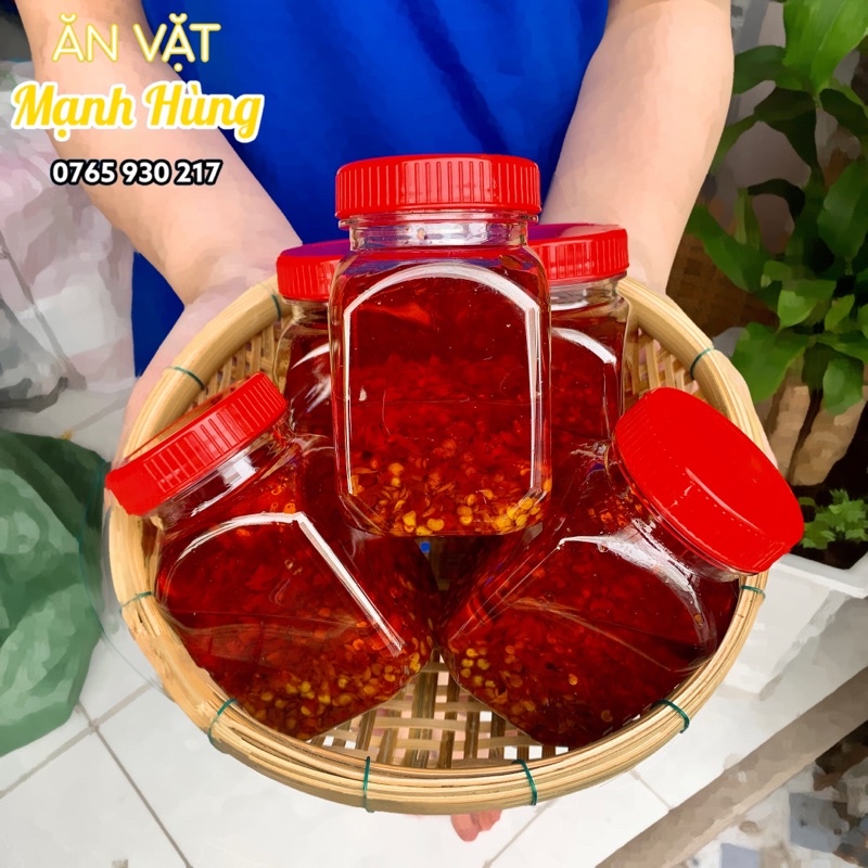 ỚT SA TẾ TỎI SIÊU CAY 100g / 500g - Bánh tráng Mạnh Hùng