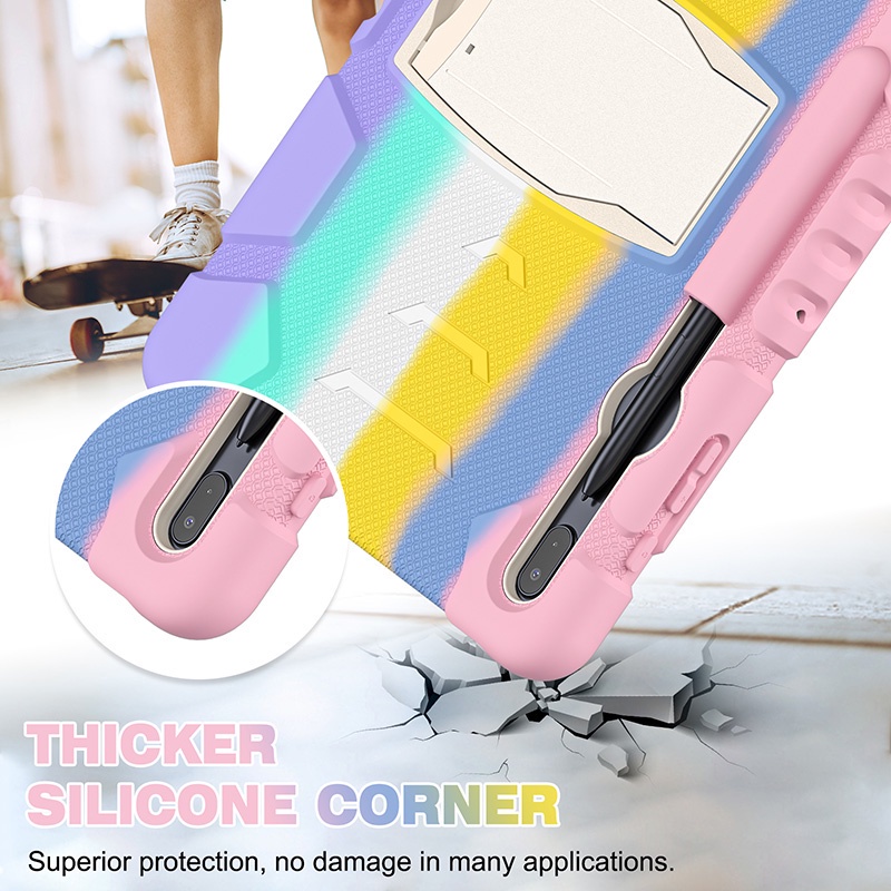 Bao da máy tính bảng chống sốc cho Samsung Tab S8 Plus X800 X806 S7 Fe T730 T735 T736 T733 S7 Plus T970 T975 12.4inch