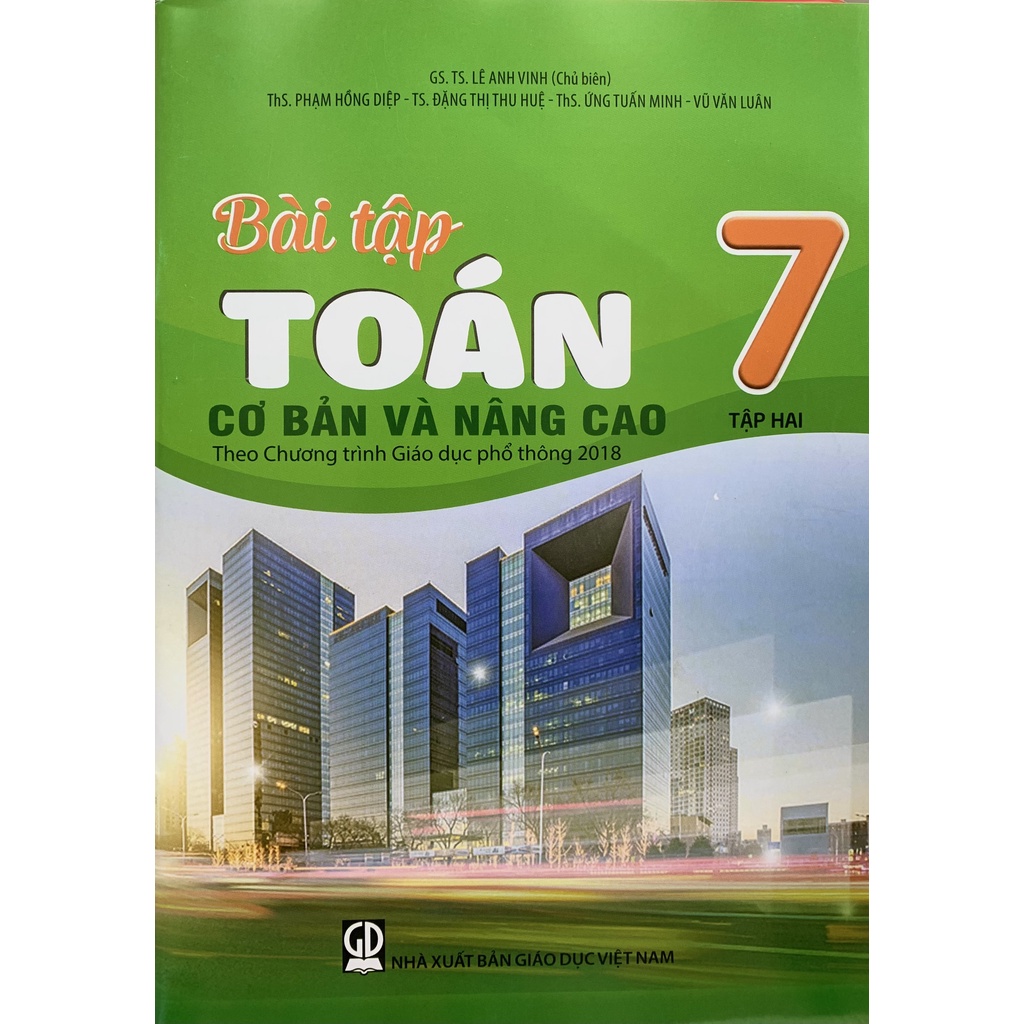 Sách - Bài tập Toán lớp 7 tập 1+2 cơ bản và nâng cao (HB)