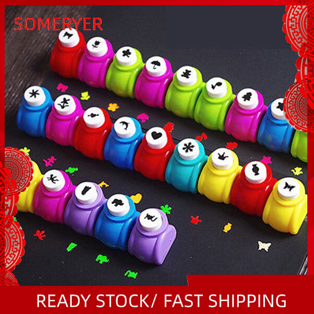 Dụng cụ bấm lỗ giấy mini làm sổ lưu niệm handmade