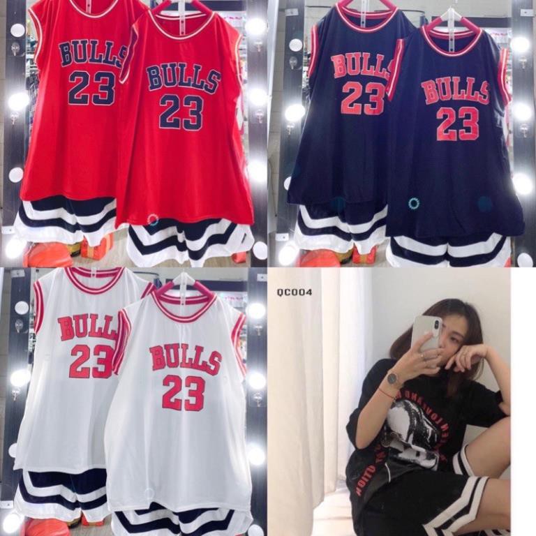 Set Bộ Thun Thể Thao Tanktop Bóng Rổ Áo SỐ 23 và Quần Short Phối Viền V Trắng  năng động và trẻ trun