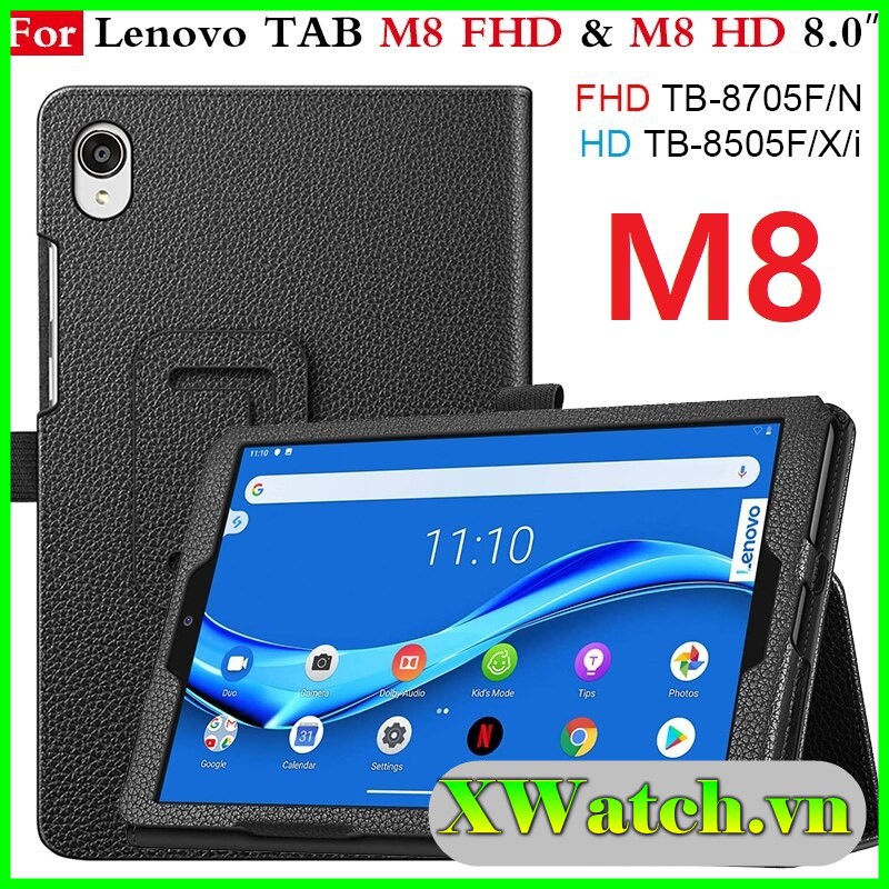 Bao da máy tính bảng kèm giá đỡ cho Lenovo Tab M8 Vỏ bảo vệ TB-8505F TB-8505i TB-8505N TB-8505X