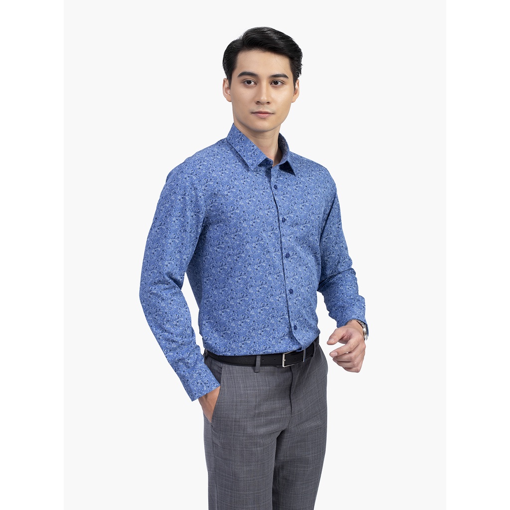 [MẪU MỚI] Áo sơ mi nam dài tay ARISTINO họa tiết độc đáo, lịch lãm, chất liệu Modal thấm hút tốt - ALS27101