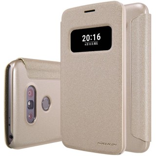 Bao da Nillkin cho LG G5 (Vàng Champagne)
