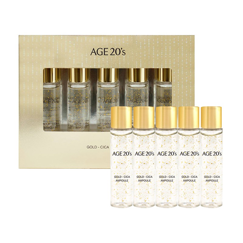 Tinh chất dưỡng da Age 20's serum Gold Cica Ampoule (Set 5ea) 10ml x 5c