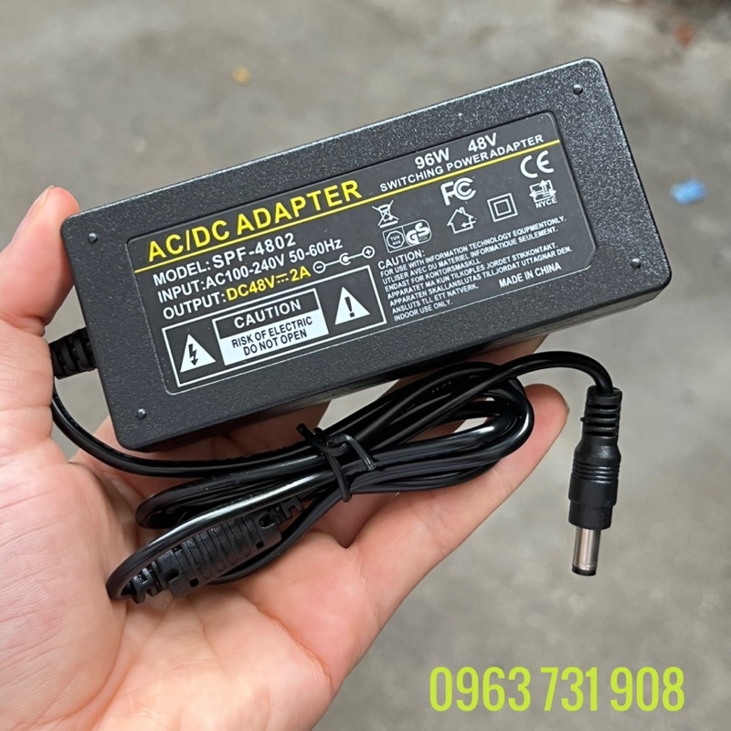 Nguồn 48V 1.25A/2A bóc thiết bị viễn thông