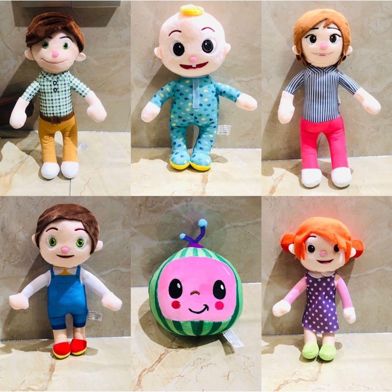 Thú bông hoạt hình super jojo đủ bộ sưu tập gia đình cocomelon