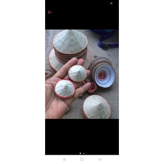 Combo 20 nón lá mini đội búp bê