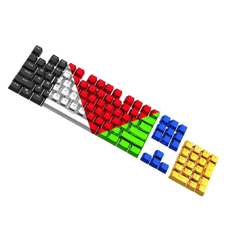 Bộ 12 Nút Bàn Phím Bằng Nhựa PBT Mạ Điện Mojito QWER ASDF