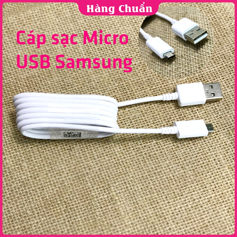 Hàng Chuẩn – Cáp sạc nhanh Samsung micro usb chính hãng zin bóc máy dùng cho S6 S7 Note 4 5 A3 A5 A7 J5 J7 huawei oppo