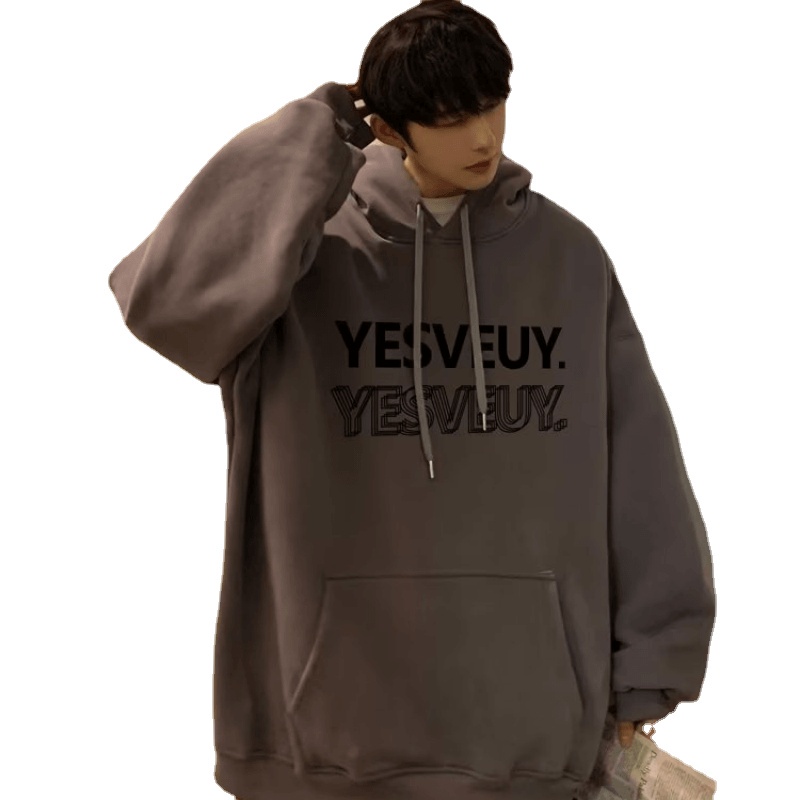 Áo hoodie Oversize In Chữ Thời Trang Hàn Quốc Chất Lượng Cao Size M-5XL Cho Nam