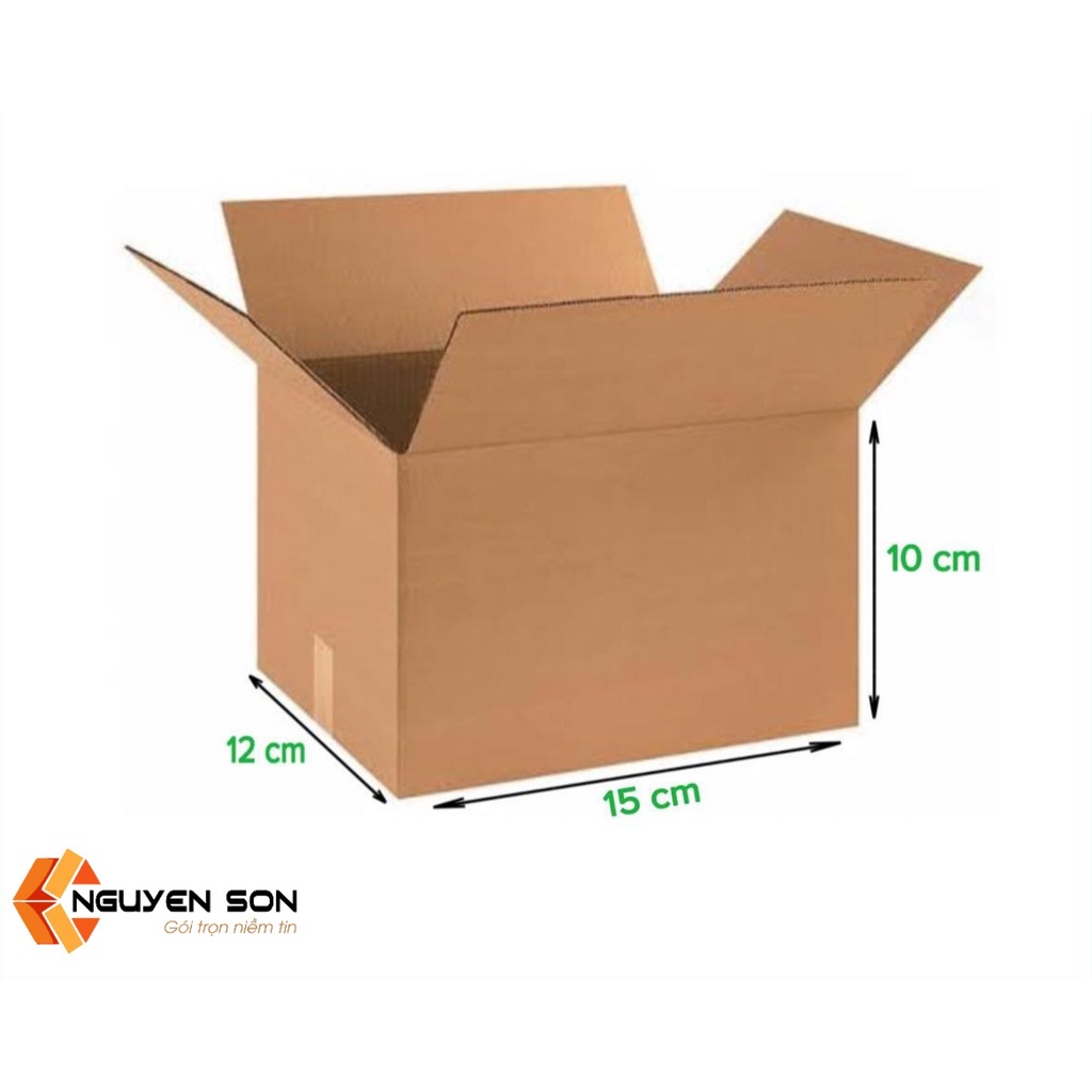 COMBO 10 HỘP 15x12x10 Hộp Carton Đóng Gói Hàng Hóa - Cần Thơ