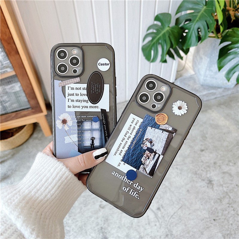 IPhone case iPhone 11 Pro Max Mobile Phone Cases / iPhone12 / iPhone X / iPhone 7 Plus / iPhone 8 / iPhone 6 / iPhone 11 Art Sticker Anti Drop Cell Phone Cases