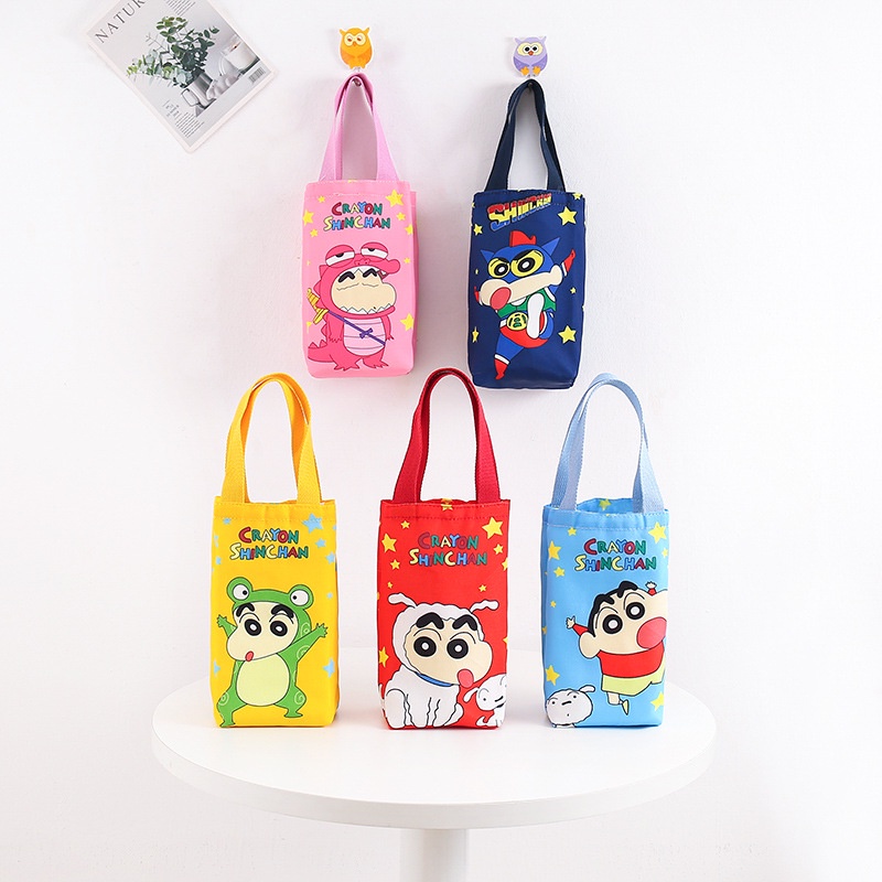 Túi Đựng Bình Nước Giữ Nhiệt In Hình Shin-Chan Dễ Thương