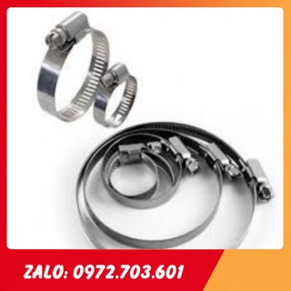 Đai xiết Inox- cổ dê xiết ống các size từ 14mm đến 114mm