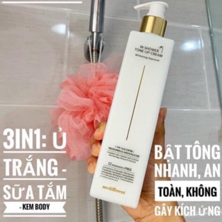 [Chính hãng + Mẫu Mới] Sữa Tắm Truyền Trắng Medifferent In Shower Tone Up Cream