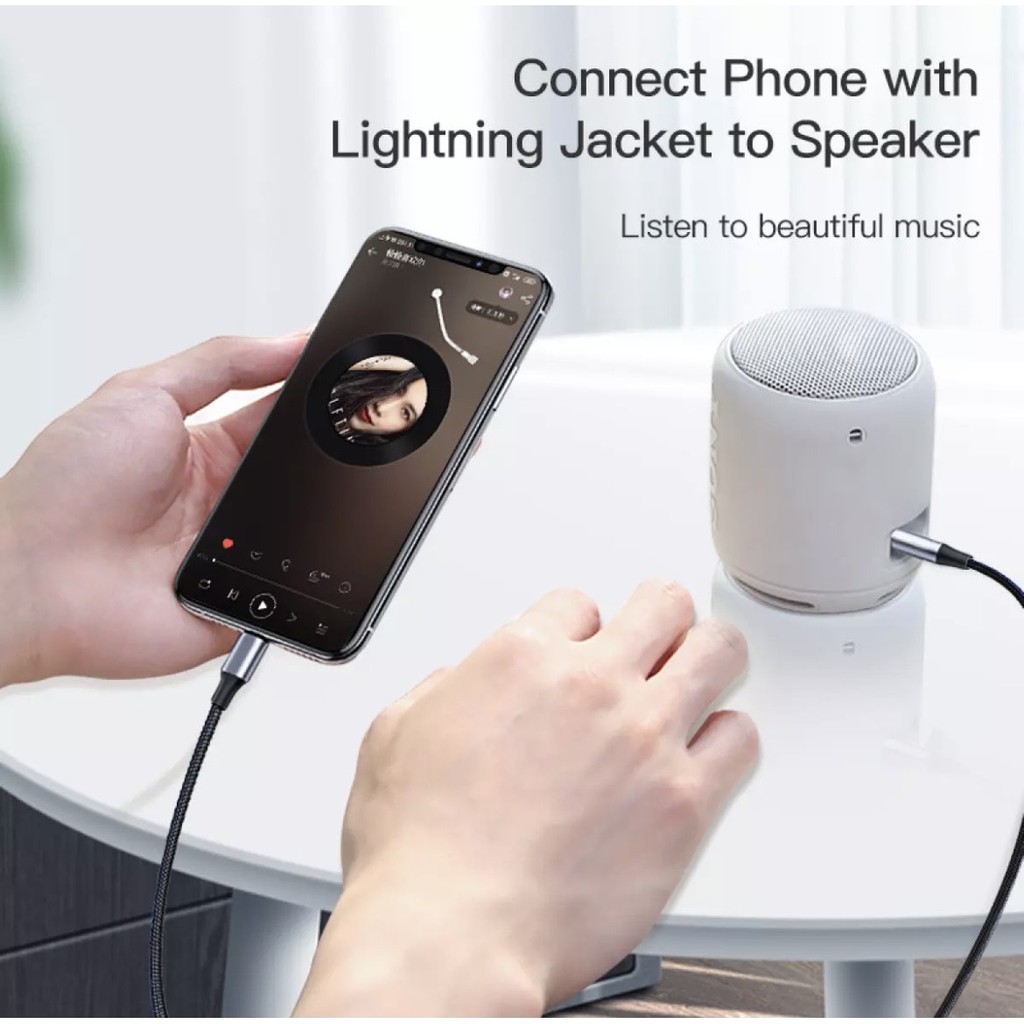Cáp Chuyển Đổi Tai Nghe Lightning Sang 3.5mm