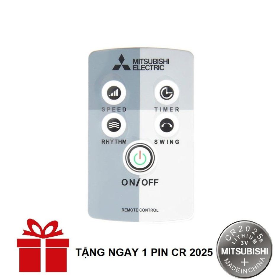 Remote quạt Mitsubishi loại tốt (Cho quạt cây và quạt treo tường có pin)