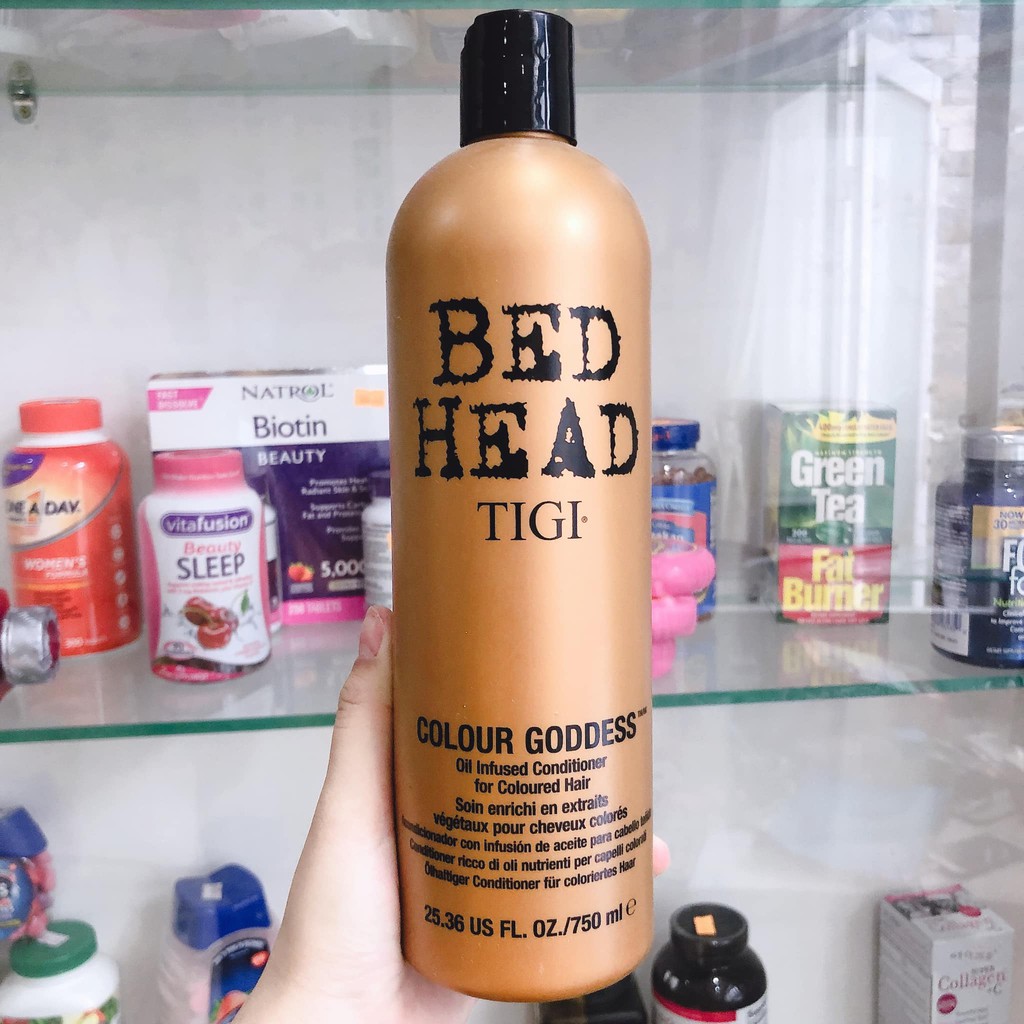 Dầu xả dành cho tóc nhuộm tông ấm Tigi Bed Head Colour Goddess Oil Infused 750ml