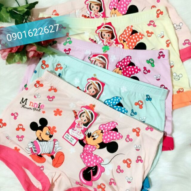 Quần chip đùi cho bé gái chất siêu mềm mát mùa hè, thấm mồ hôi