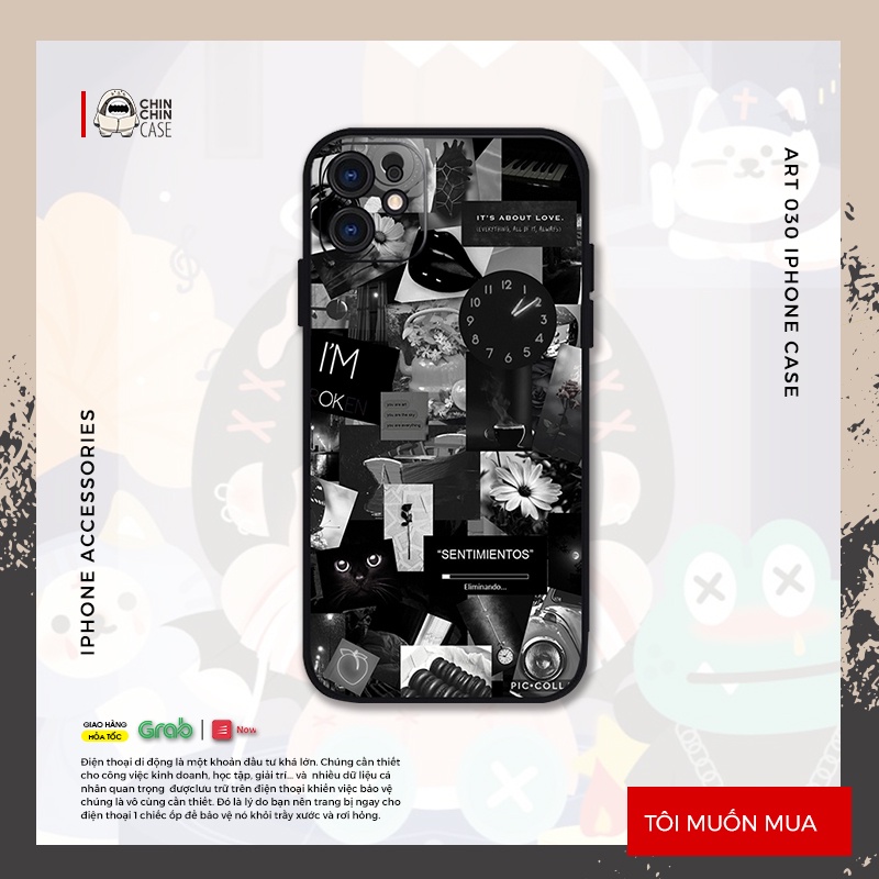 Vỏ ốp iPhone Music Play chống sốc cho iPhone 6/6pl/6s/6spl/7/7pl/8/8pl/x/xs/11/12/13/pro/max - Chinchincase
