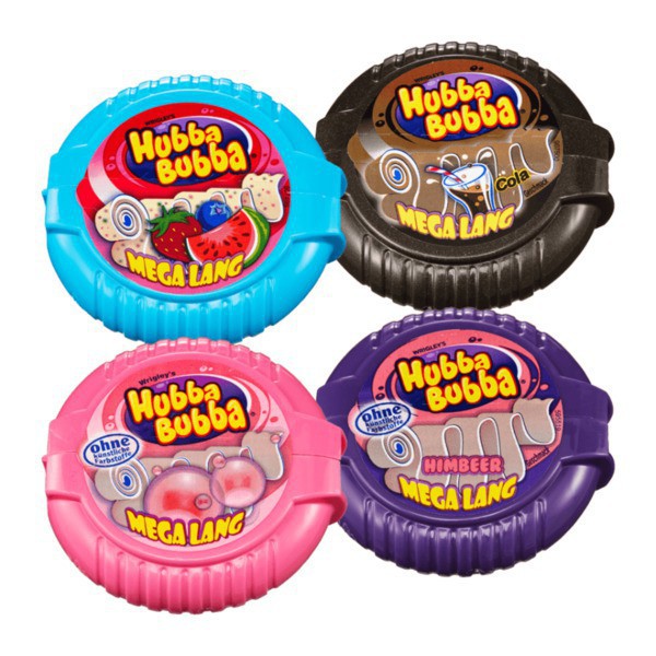 Kẹo cao su cuộn Hubba Bubba Đức 56g