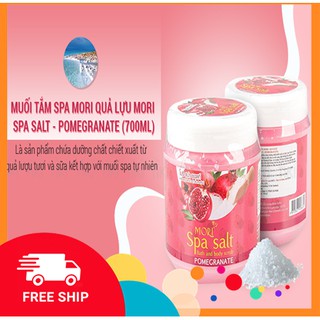 muối tẩy tế bào chết mori [FREE SHIP] -Hương LỰU (POMEGRANATE)chính hãng thái lan 700gr